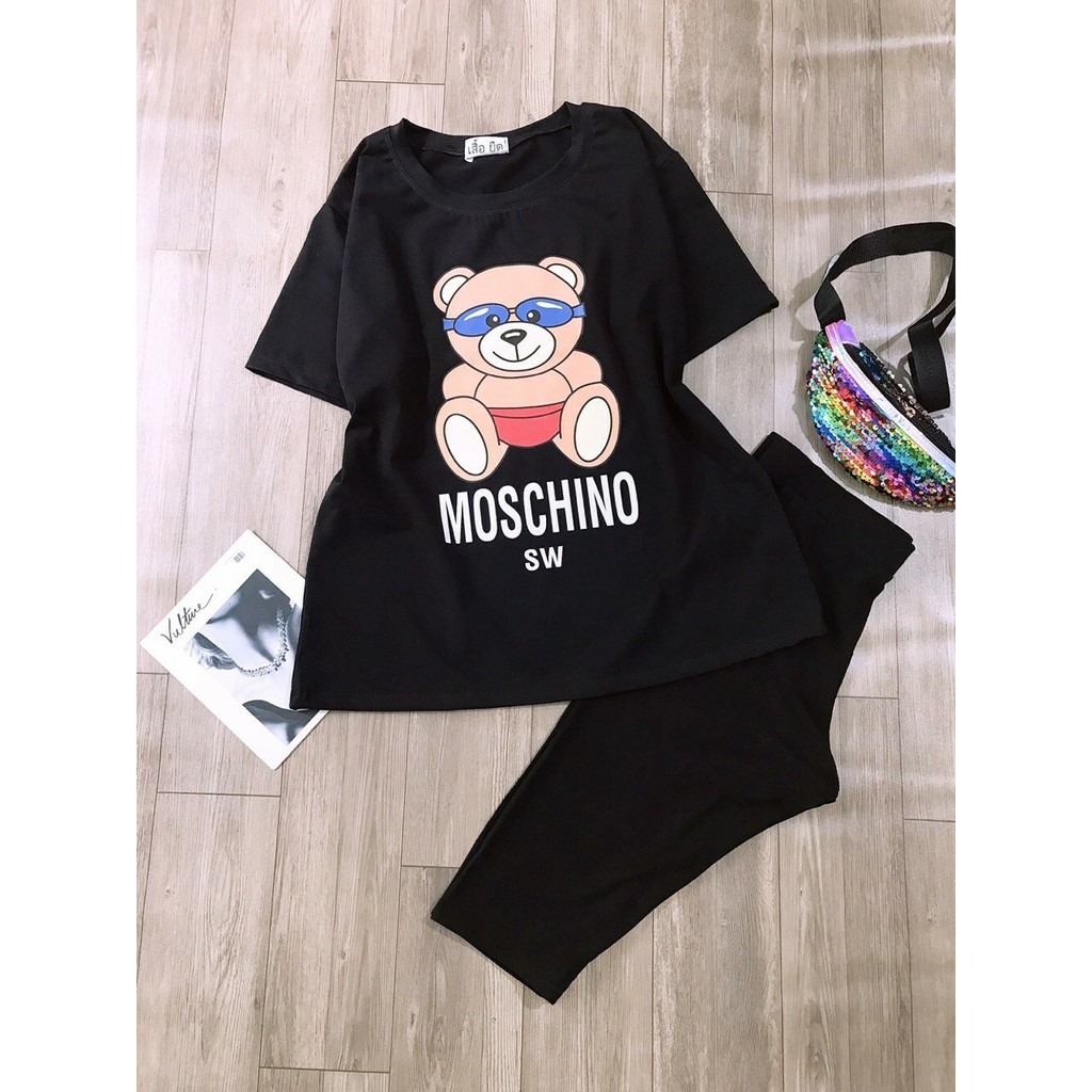 Bộ Thun Thái Nữ, Sét Bộ Áo Thun Và Quần Legging Form Vừa Chất Xịn Đẹp YUNATIDUS mã cô gái