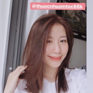 Thuốc nhuộm tóc nâu socola kèm trợ nhuộm và bao tay