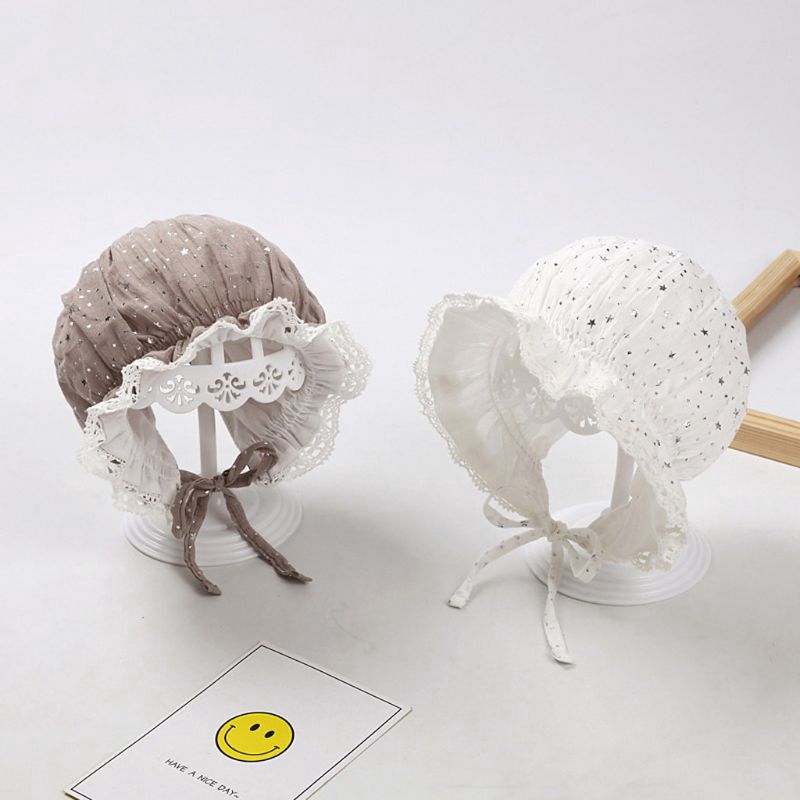 wit♣ Newborn Cute Princess Cap Infant Toddler Baby Bonnet Girls Summer Sun Hat Gifts