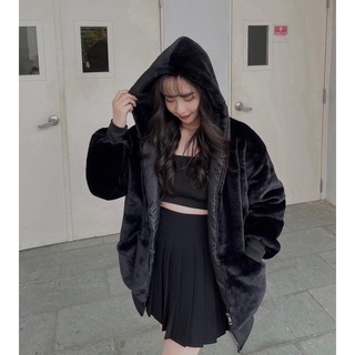 áo khoác hoodie lông