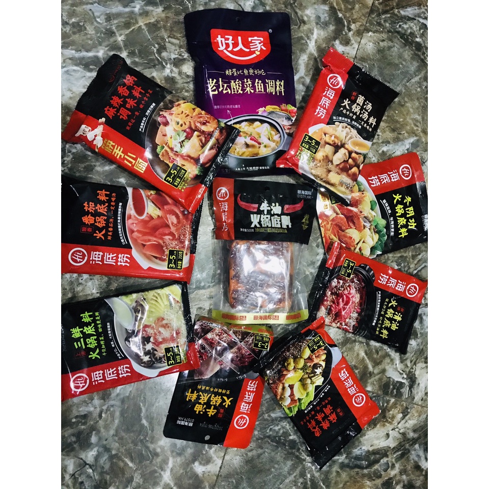 Cốt Lẩu Bò Cay Tê Tứ Xuyên Haidilao 500G | BigBuy360 - bigbuy360.vn