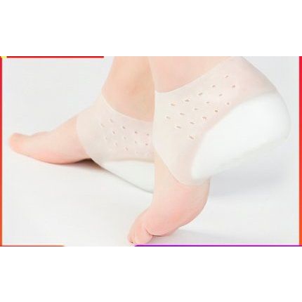 Tất Silicon Tăng Chiều Cao Miếng Lót Gót Chân Tăng Chiều Cao Có Đệm Khi Miếng Độn Gót Tàng Hình👣👠🧦👟🥾