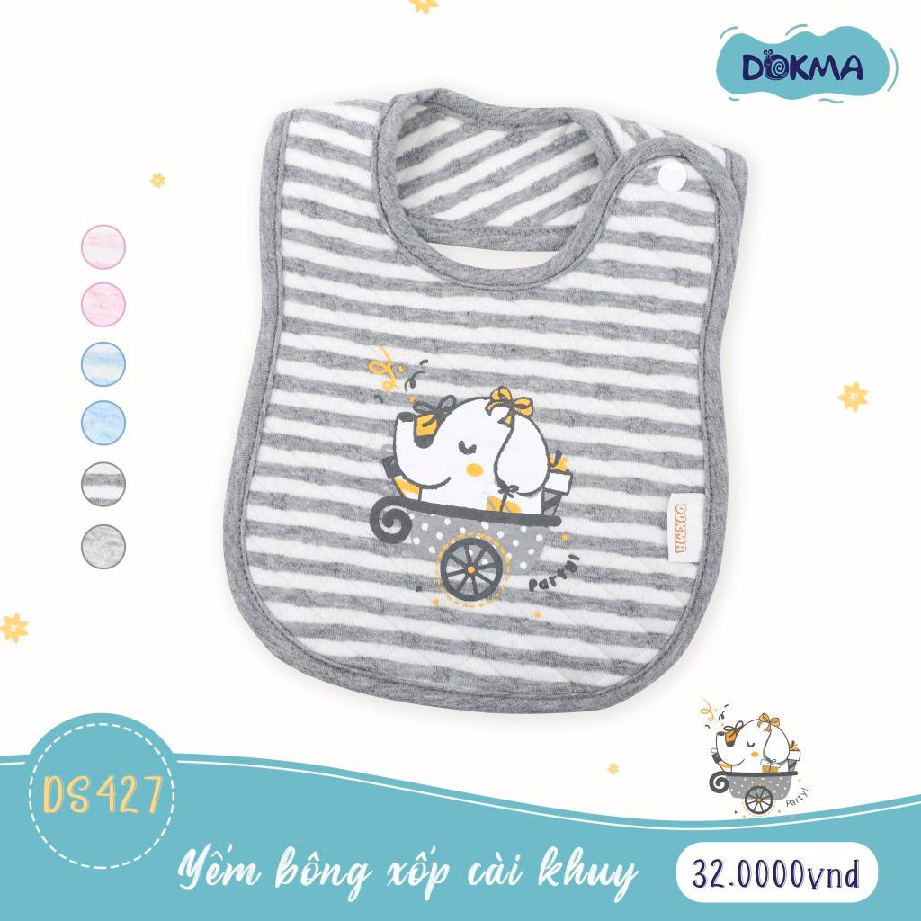 Yếm trần bông cài khuy Dokma