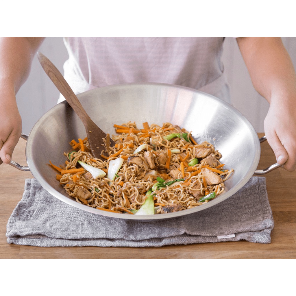 🇩🇪 Chảo thép không rỉ sâu lòng silit wok 32cm Chảo xào silit Hàng Đức chính hãng 🇩🇪