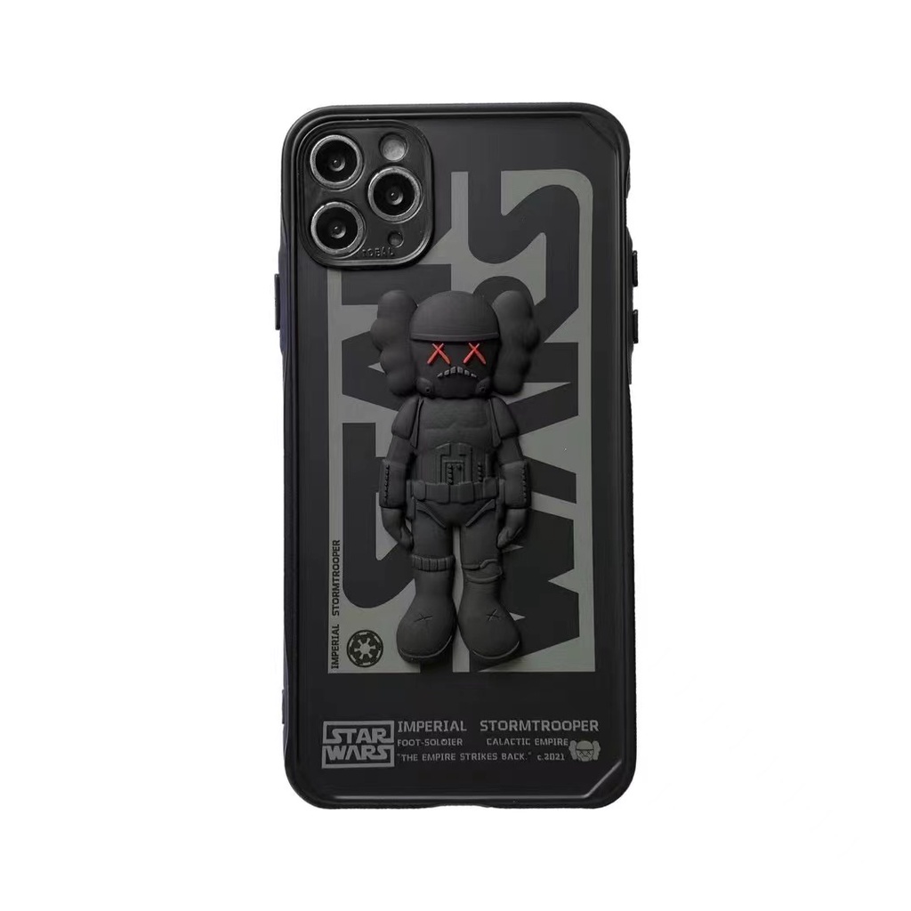 Ốp Điện Thoại IMD Hình KAWS 3D Cho IPhone 13Pro Max IPhone 11 Pro Max XR XS Max X 7 8 Plus 12Pro Max