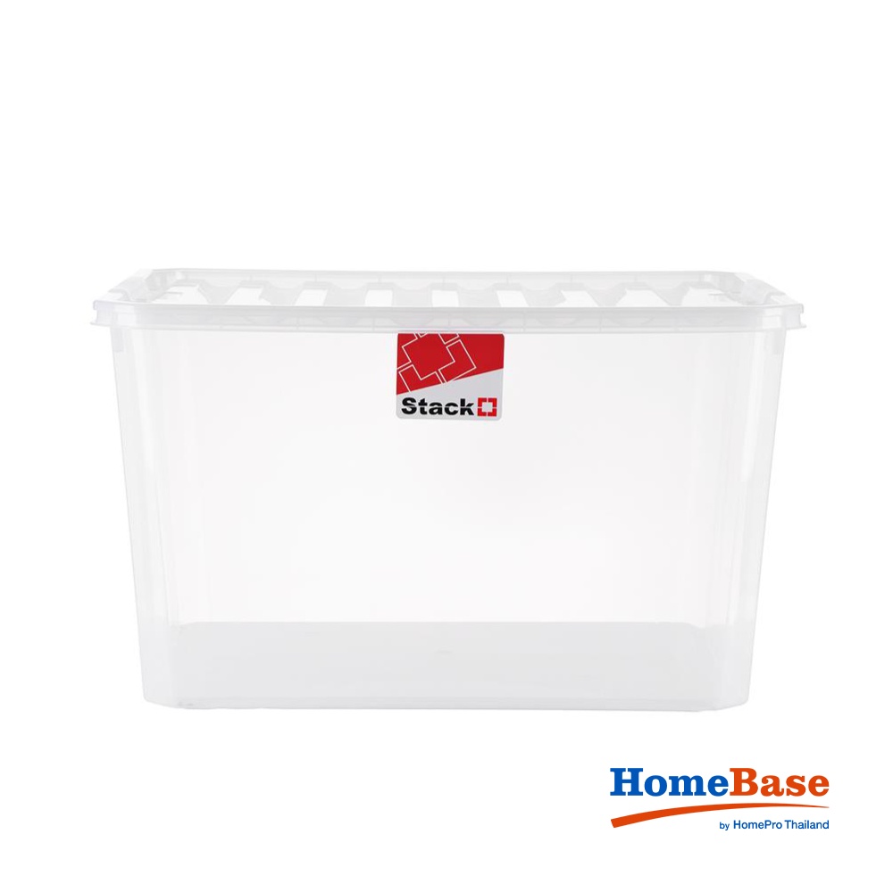 HomeBase STACKO Hộp đựng đồ bằng nhựa Thái Lan AMILI 70.5L W44.5x D59xH34.5 cm trong suốt