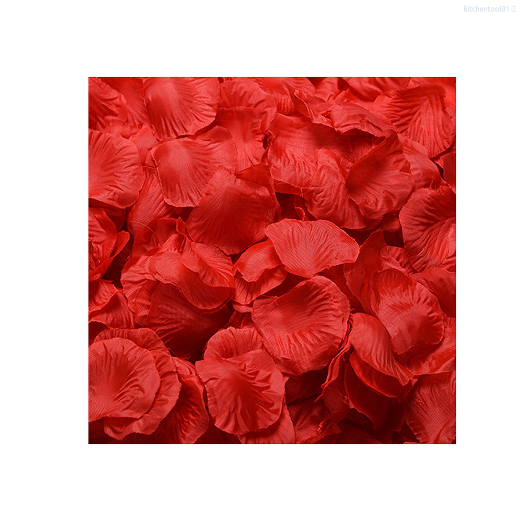 Bộ 100 Cánh Hoa Hồng Giả Từ Vải Silk Dùng Trang Trí Tiệc Cưới Tiệc Sinh Nhật