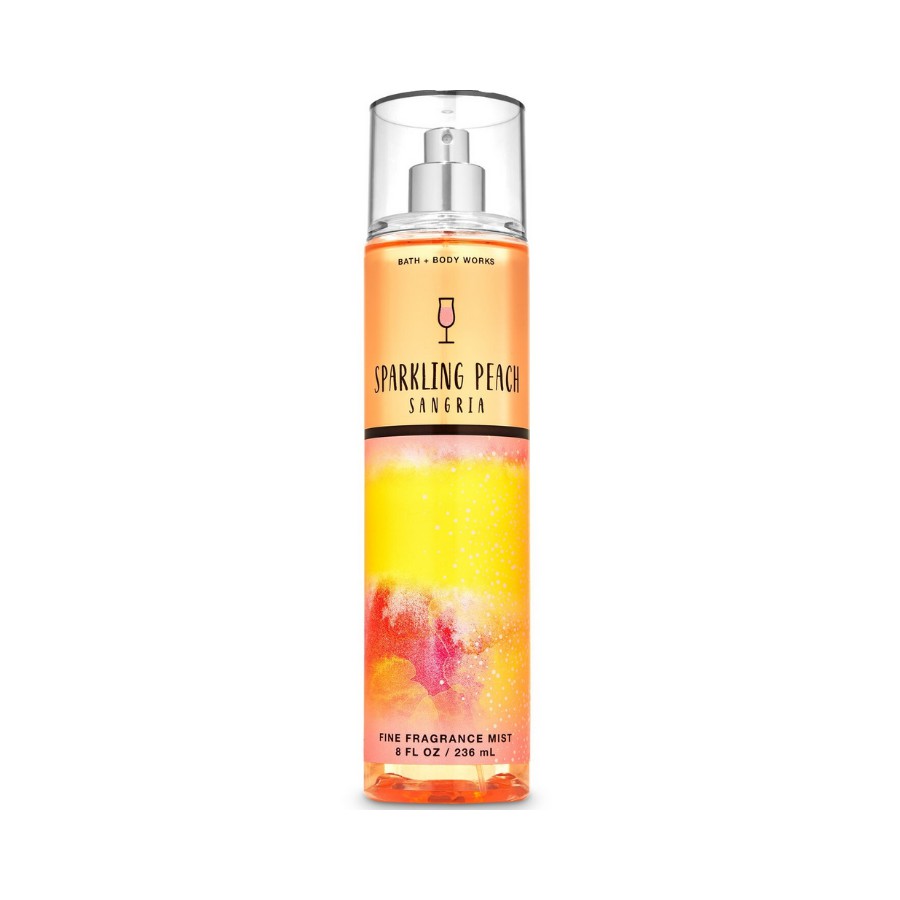 (Fullsize) Xịt Thơm Sparkling Peach Sangria Bath And Body Works Body Mist