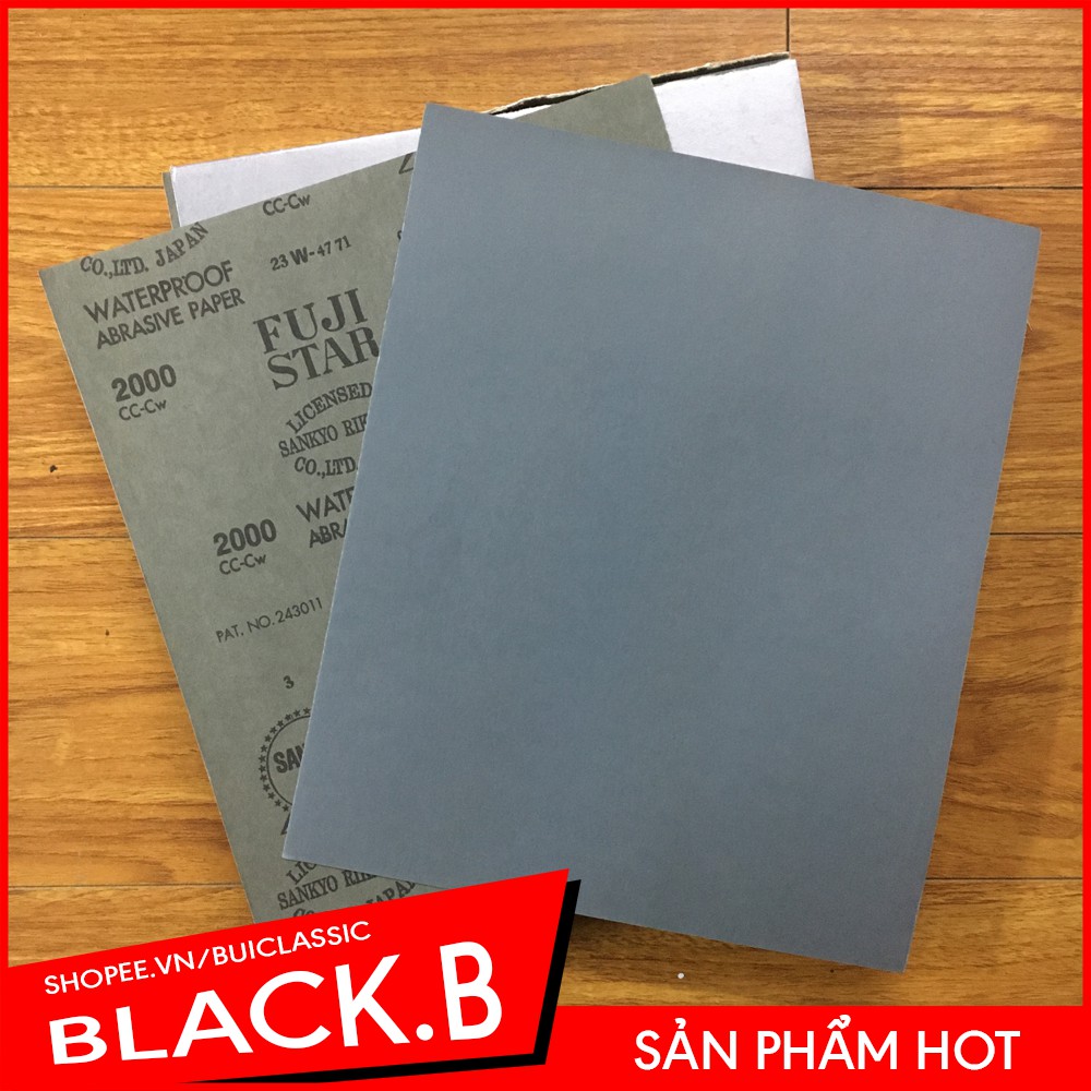 Giấy nhám Fuji Star Japan P2000 - Chuyên dụng khi làm sơn xe máy - Độ mịn P2000