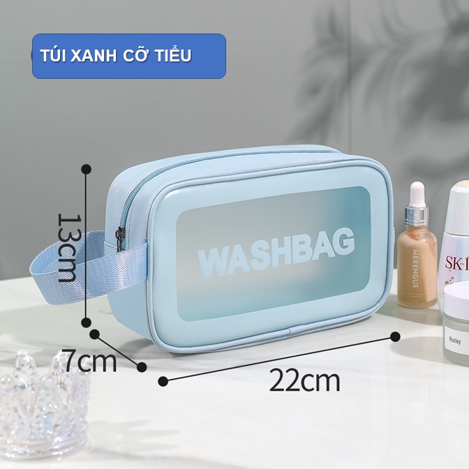 Túi du lịch Washbag màu XANH đủ Size chống thấm nước dễ dàng mang theo khi đi du lịch nhiều nơi