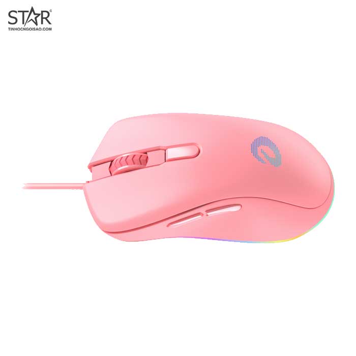 [Mã SKAMLTSM9 giảm 10% đơn 99K] Chuột Dare-U EM908 Queen Pink RGB Gaming (Hồng)