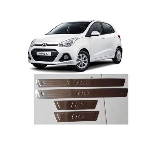 BỘ NẸP BƯỚC CHÂN TRONG NGOÀI INOX DÀNH CHO XE HYUNDAI I10-2019