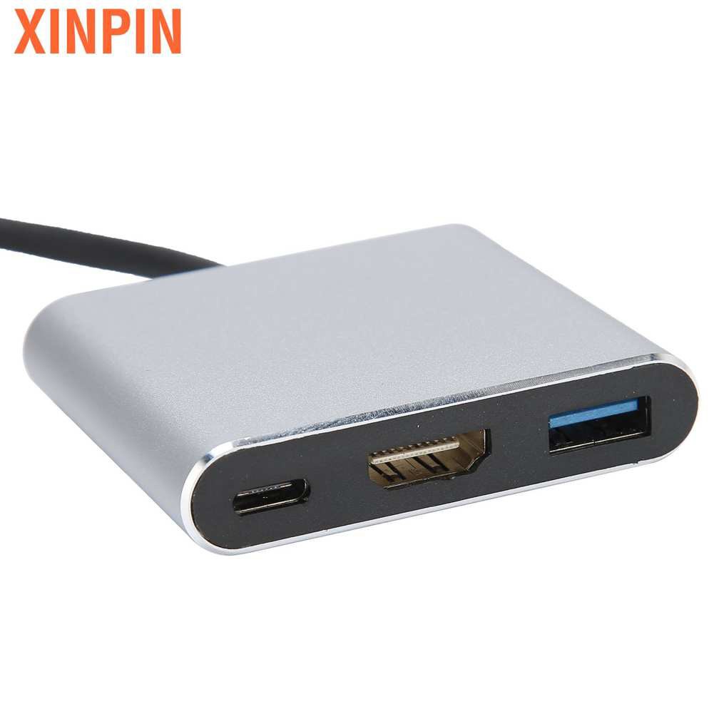 Bộ Chuyển Đổi Usb 3.1 Hub Type-C Sang 3.0 Hdmi 4k Hd 3 Trong 1