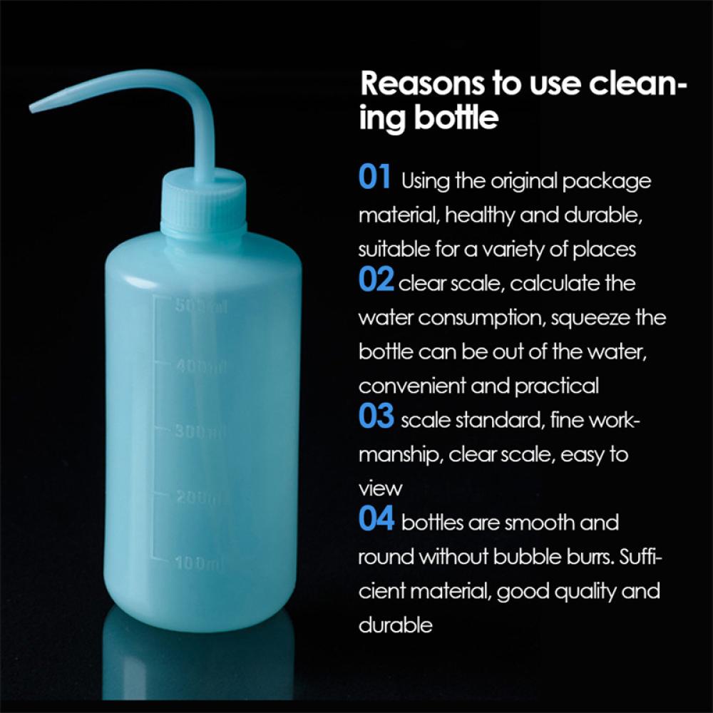Bình Đựng Nước Rửa Xăm Lông Mi / Khuỷu Tay Bằng Nhựa Trong Suốt 250ml A7D3