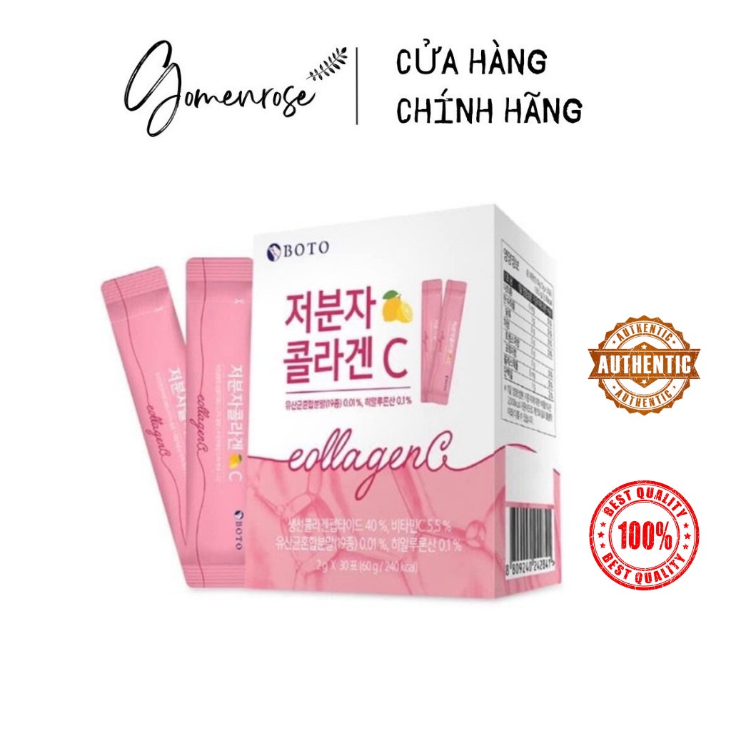 Collagen Vitamin C Trắng Da,Chống Lão Hoá 30 gói *2g (kèm bill)
