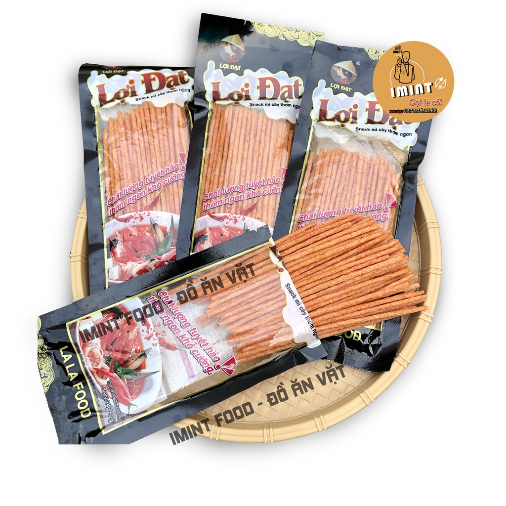 Snack Tăm Cay MIX Món Quà Tuổi Thơ Ăn Vặt IMINT FOOD