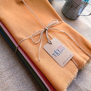 Vải linen bột chất dày dặn KT 50x140cm