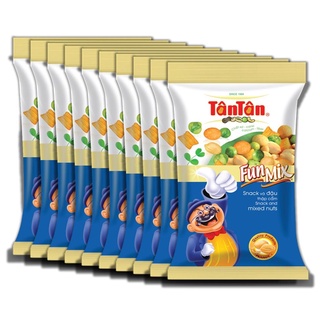 Chính hãng 10 gói snack & đậu thập cẩm tân tân 50g