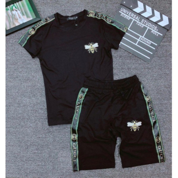 Bộ Quần ÁO Thun Nam IN hình LOGO Ong- Bộ Hè Nam Cộc Tay Chất THun Lạnh Co Dãn 4 Chiều | BigBuy360 - bigbuy360.vn