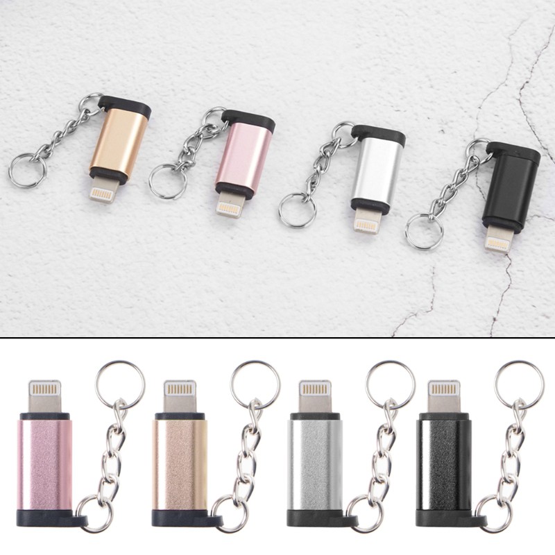 Đầu Chuyển Đổi Type C Sang Tích Hợp Móc Khóa Dành Cho IPtablet táo máy nghe nhạc táo