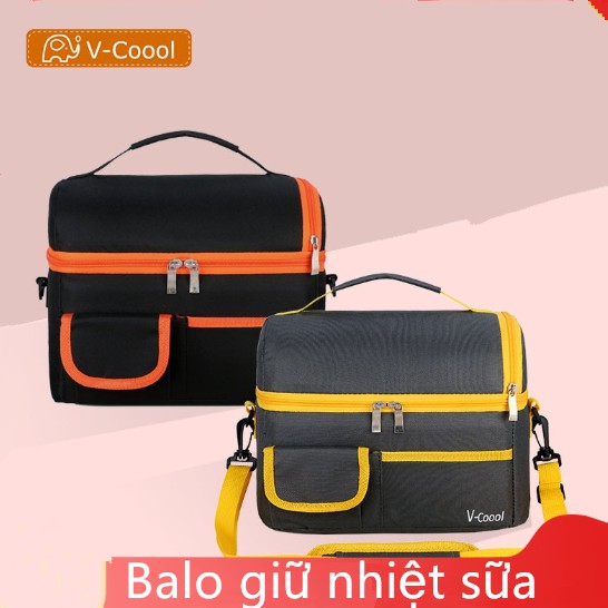 Balo V-Coool  Bỉm Sữa Balo Giữ Nhiệt Sữa Cho Bé