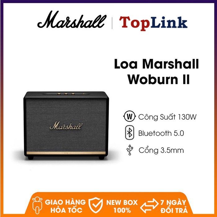 [Mã SKAMA07 giảm 8% đơn 250k]Loa Bluetooth Marshall Woburn II - Hàng nhập khẩu, Newbox 100%