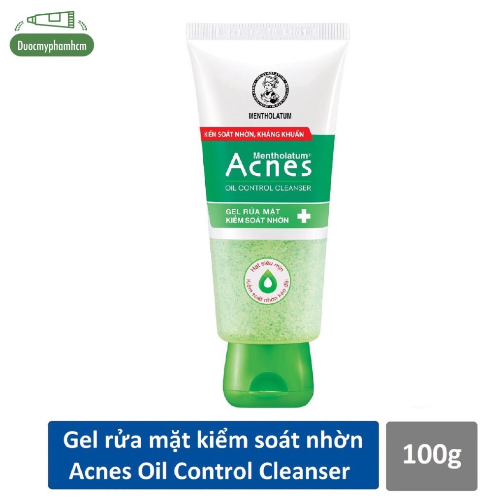 Gel rửa mặt kiểm soát nhờn ngăn ngừa mụn Acnes Oil Control Cleanser 100g