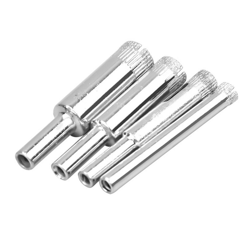 Set 15 Mũi Khoan Lỗ Bằng Hợp Kim 3mm-100mm Cho Vật Liệu Kính / Đá Hoa Cương / Gốm Sứ