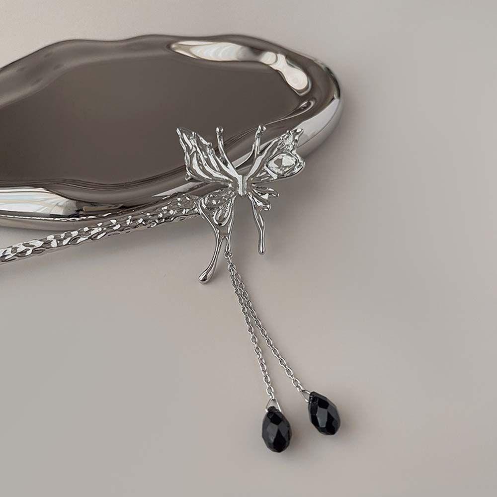 Trâm Cài Tóc Bằng Hợp Kim Hình Bướm Phong Cách Retro