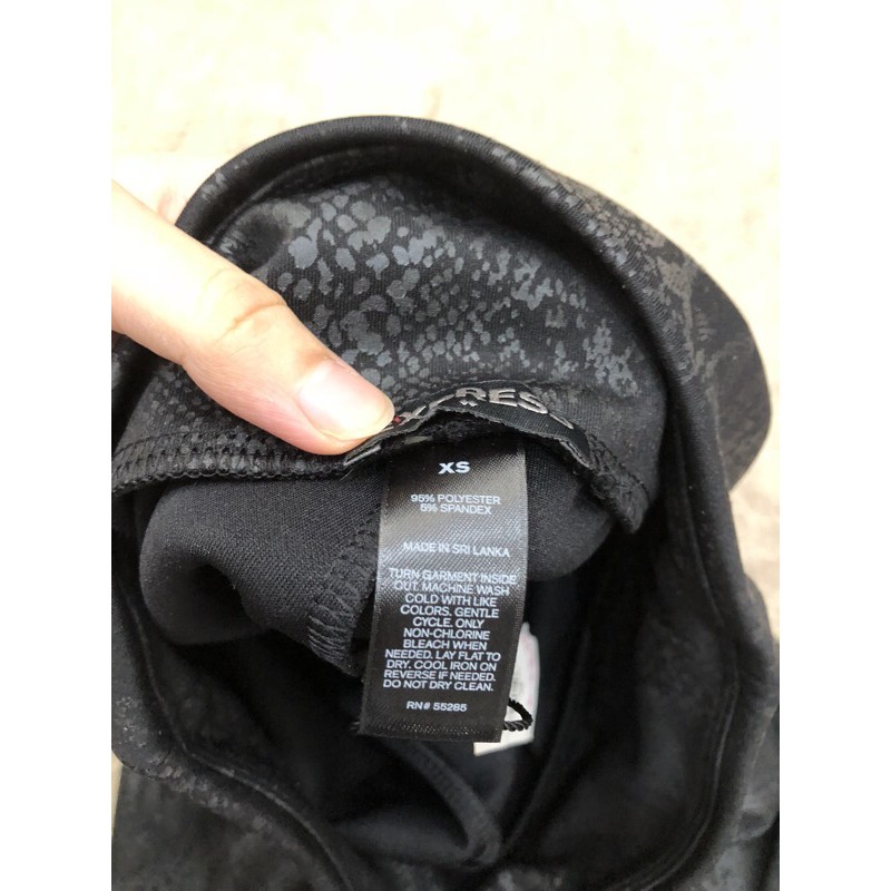 Quần legging Express xs giả da rắn