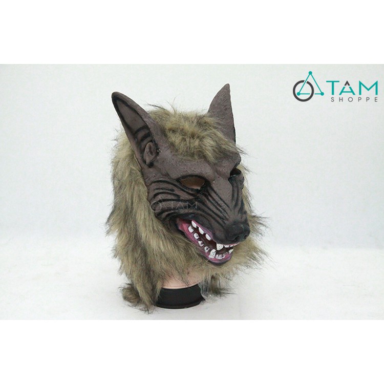 Mặt nạ Halloween đầu sói số 03 TAN