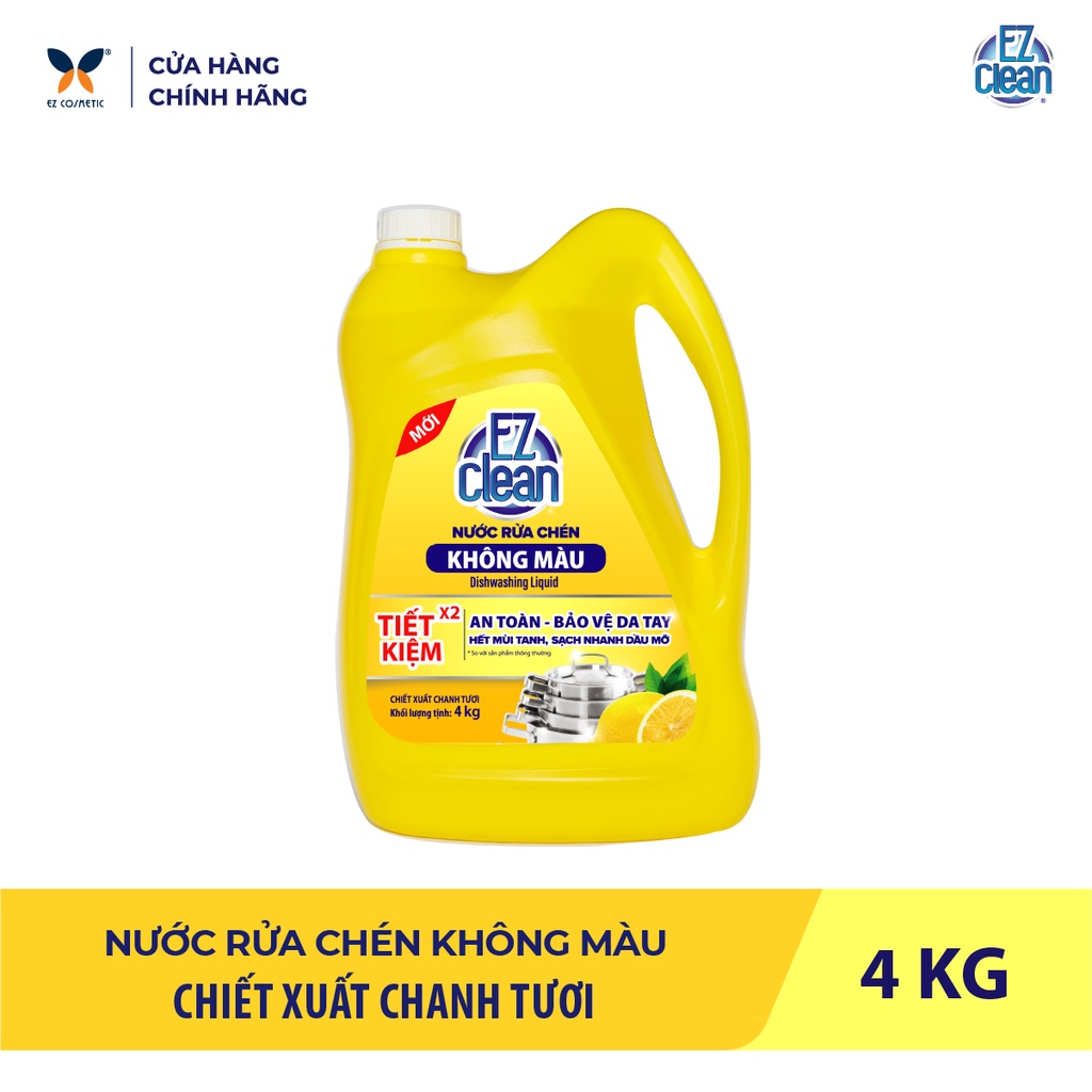 Mã BMLTM50 giảm đến 50K đơn 99K Nước Rửa Chén Không Màu Độc Hại EZ CLEAN