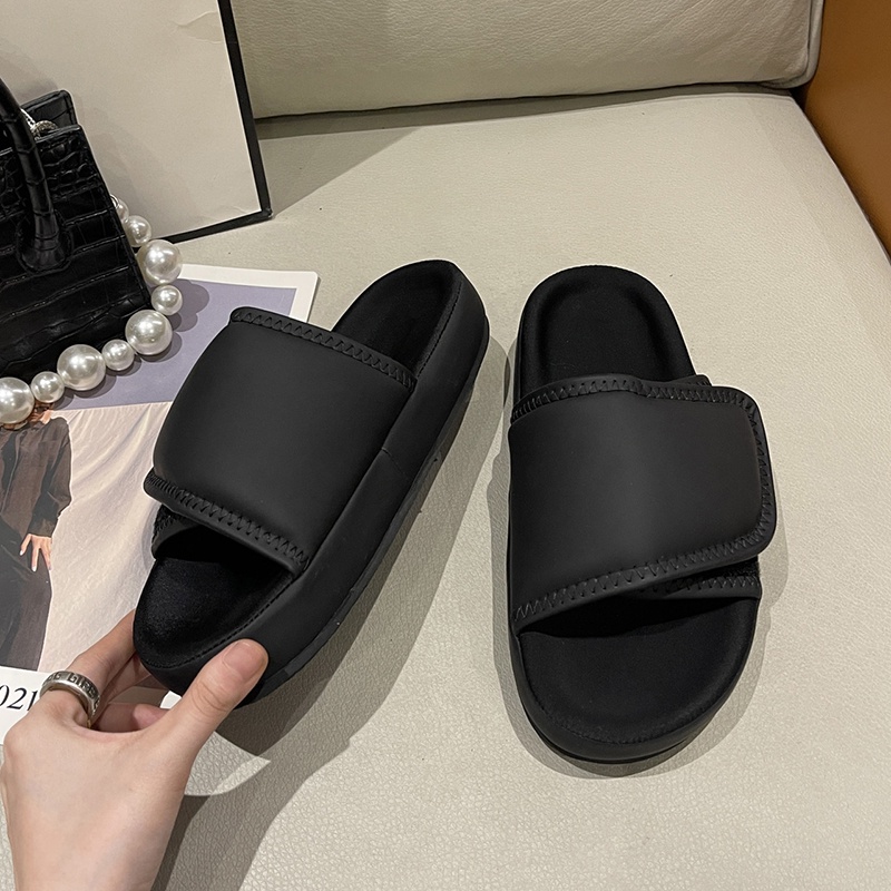 Dép IELGY quai ngang đế dày phong cách đường phố thời trang cho nữ