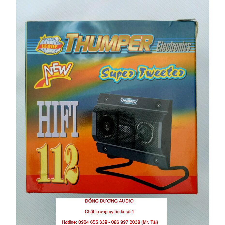 LOA TREBLE THẠCH ANH THUMPER 112 - GIÁ 1 CẶP