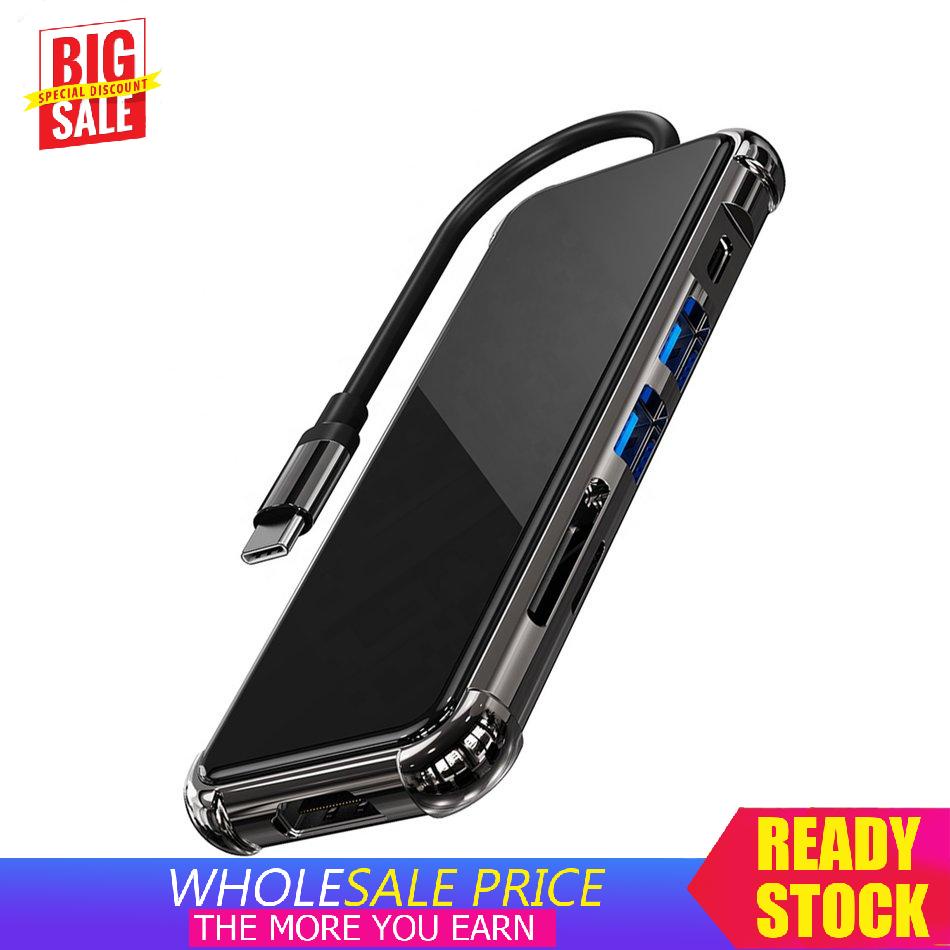 Bộ Chuyển Đổi Usb C Sang Hdmi-Compatible + Tf + An Ninh Digital + 3 Usb 4k 30hz 6 Trong 1 | BigBuy360 - bigbuy360.vn