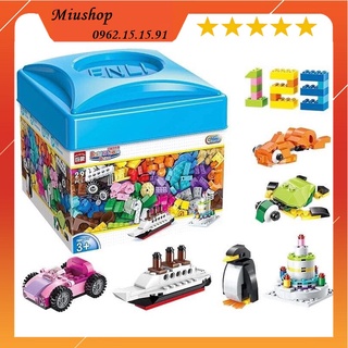 Bộ đồ chơi lego hộp vuông 460 chi tiết - đồ chơi ghép hình sáng tạo