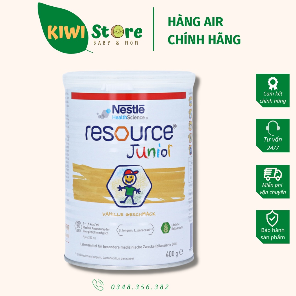 Sữa béo Resource Junior Đức hộp 400gr