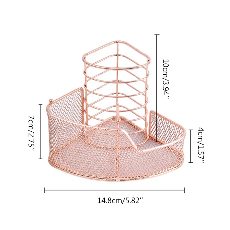 Giá Đỡ Bút Lưới Vàng Hồng Tinh Tế Sành Điệu Để Bàn Hoặc Điện Thoại Lý Tưởng Cho Văn Phòng S