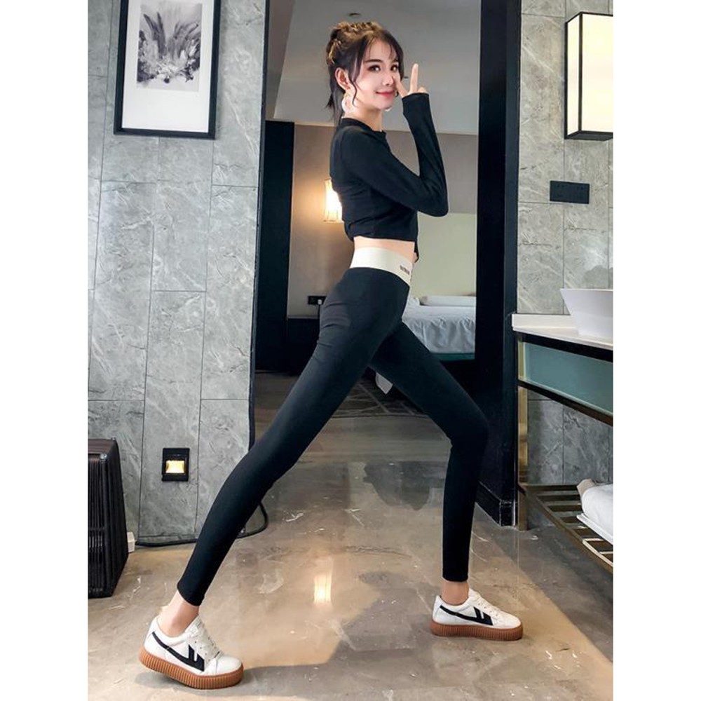 Quần Legging Tăm Cạp Chữ B Siêm Ôm Vòng 2 Hot Hit 2020 ROSA