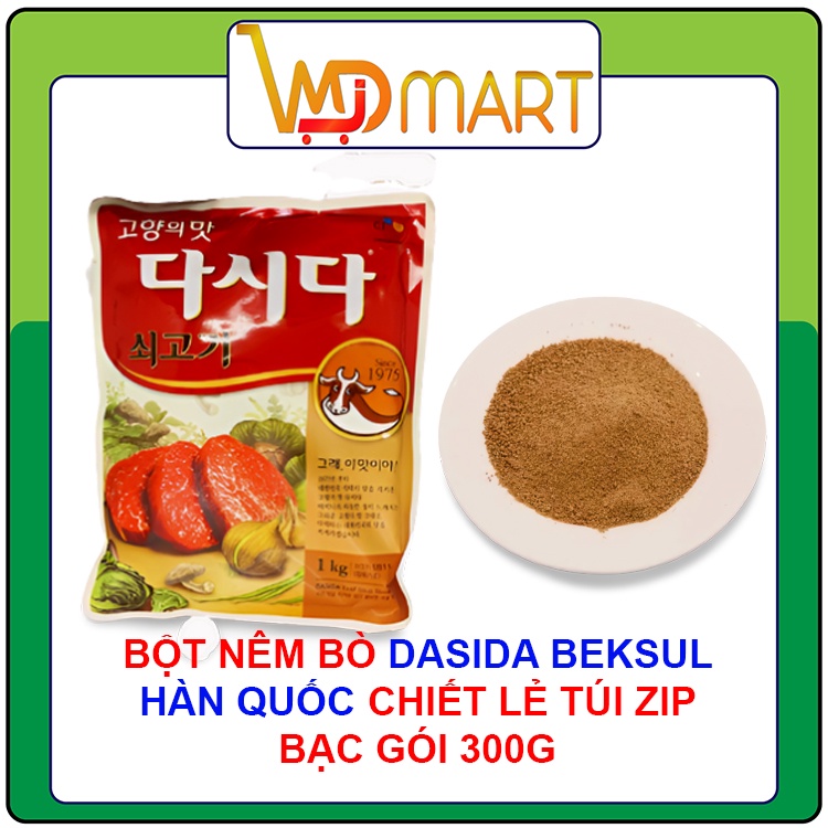 Bột nêm bò Dasida Hàn quốc gói 100g, 200g, 300g, 400g, 500g