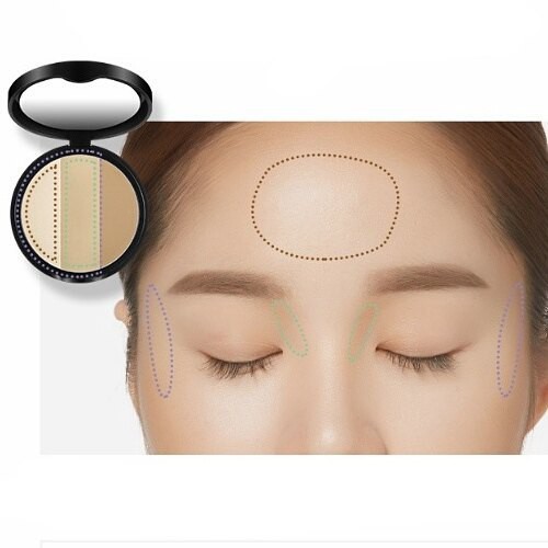 Phấn khối Apieu 3D 3 ô | BigBuy360 - bigbuy360.vn