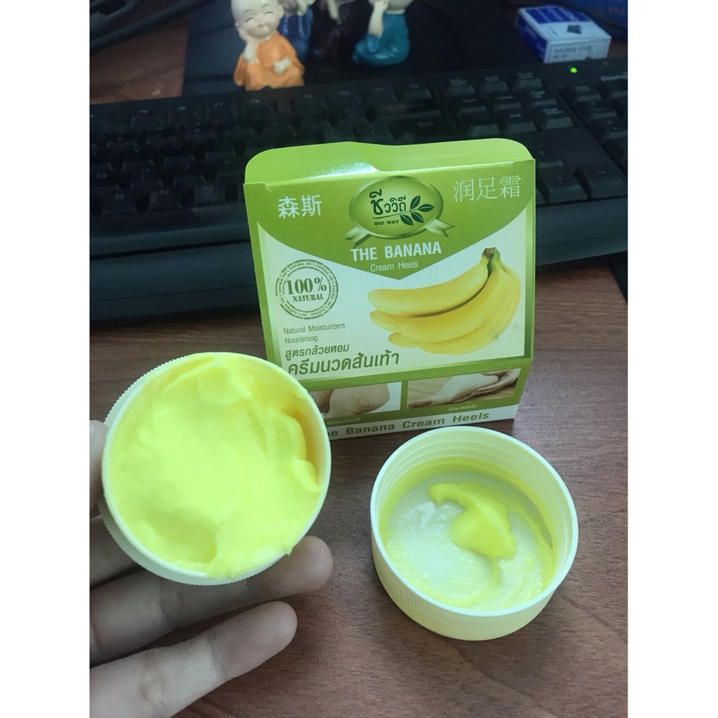 (Chính Hãng) Kem Chống Và Làm Lành Vết Nứt Gót Chân Banana Heel Cream 30g Thái Lan | BigBuy360 - bigbuy360.vn