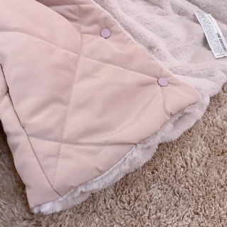 Áo phao lót lông thỏ Zara