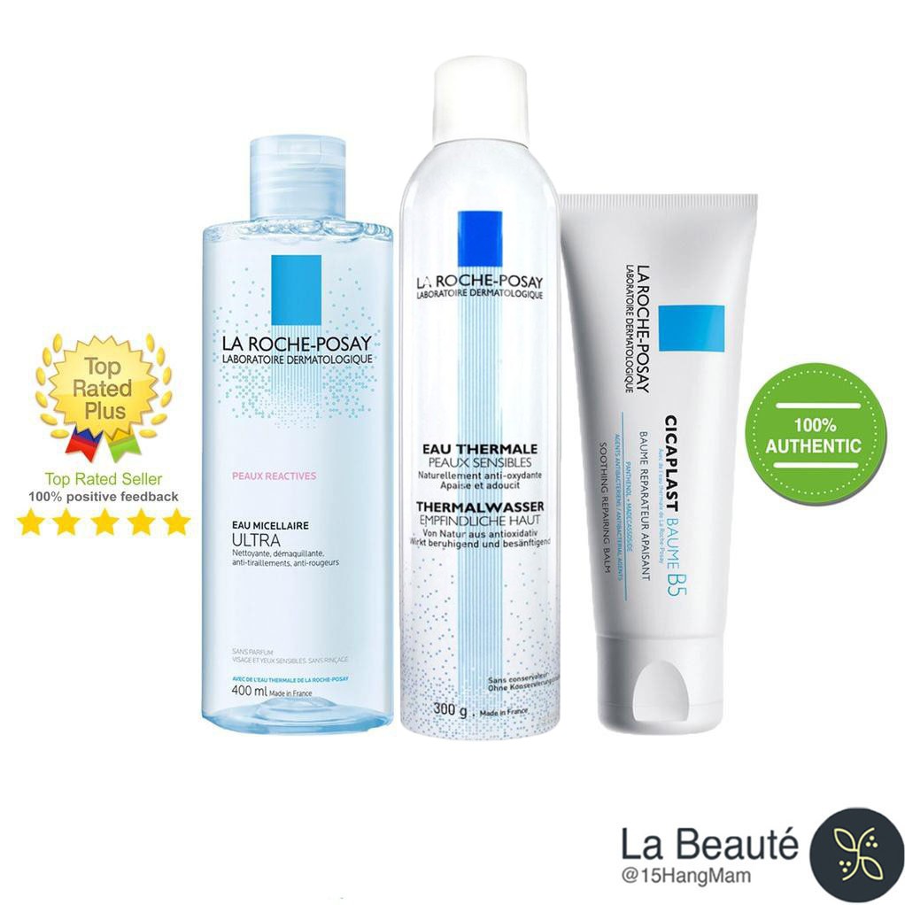 Set Sản Phẩm Của Hãng La Roche-Posay - Bộ 3 Chăm Sóc Dịu Nhẹ Cho Làn Da Dễ Kích Ứng