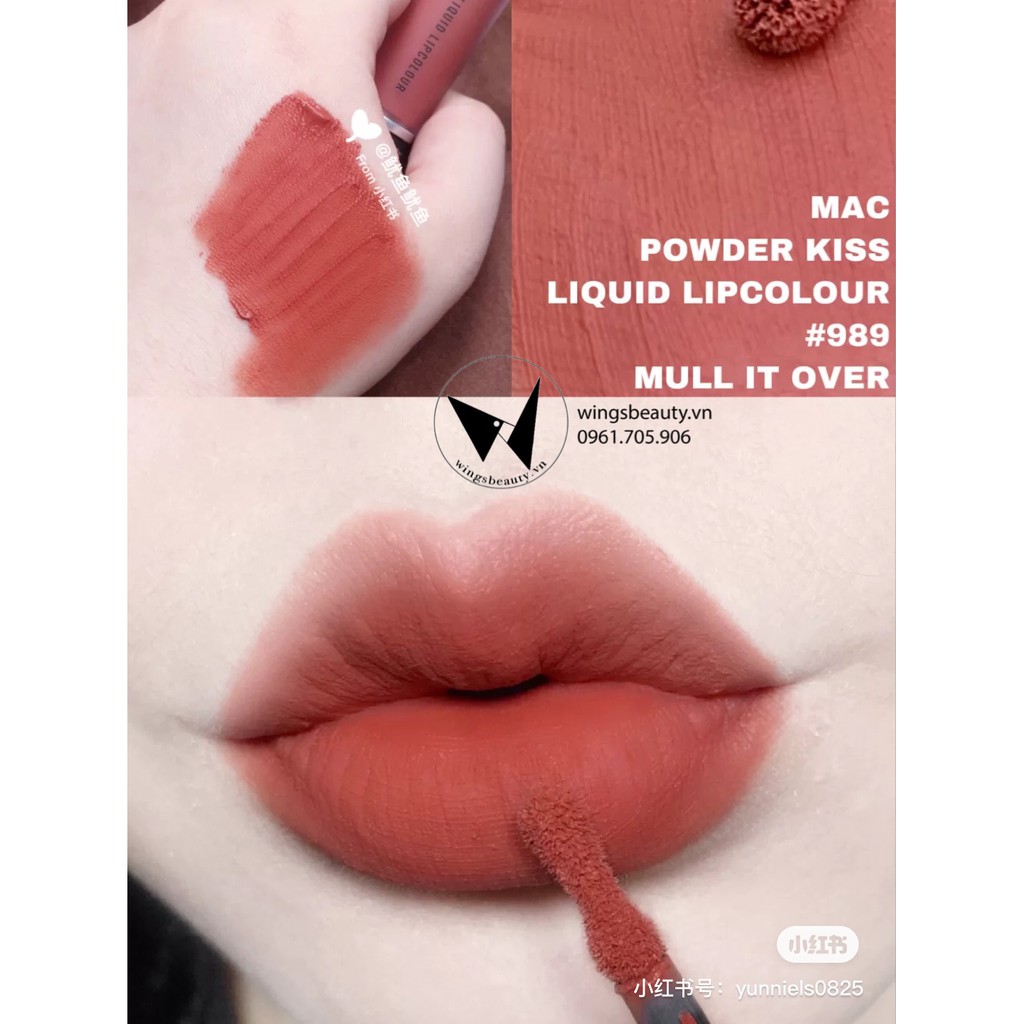 (NEW) MAC - Son kem lì mịn Powder Kiss Liquid Lip Colour