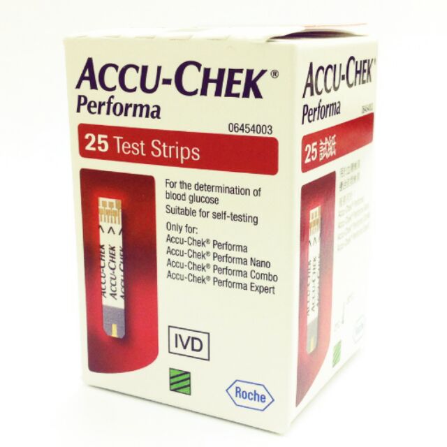 Que thử đường huyết Accu Chek Performa (tiểu đường Accu-chek performa, Accuchek)