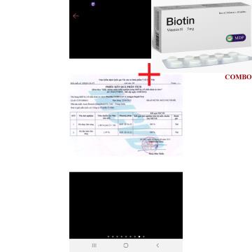Combo Biotin 5mg+ Xịt mũi AGERHININ