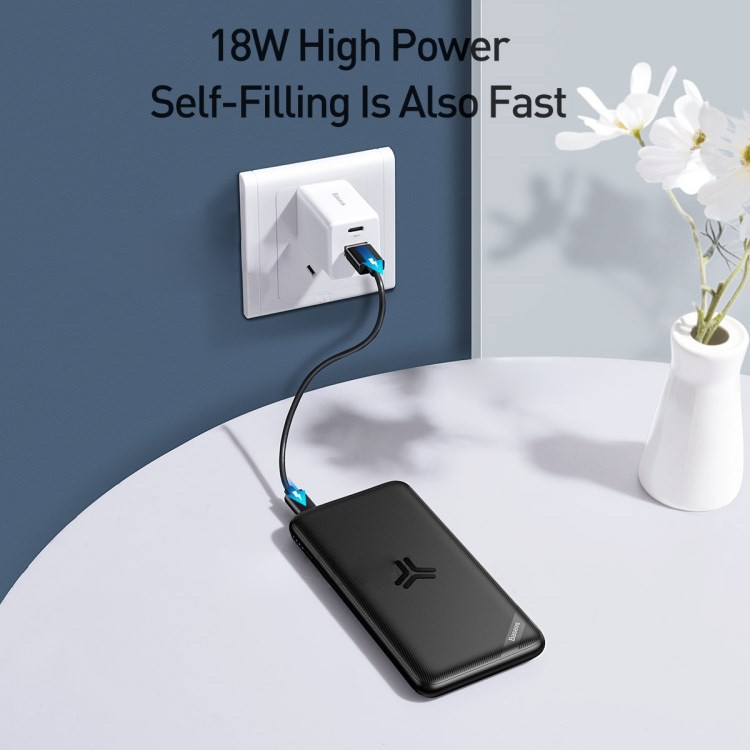 Pin dự phòng tích hợp sạc nhanh không dây Baseus S10 Bracket Power Bank 10,000mAh