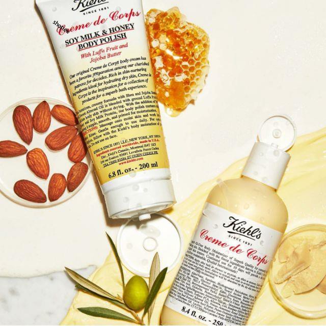 KIEHL'S KEM TẨY TẾ BÀO CHẾT BODY CREME DE CORPS