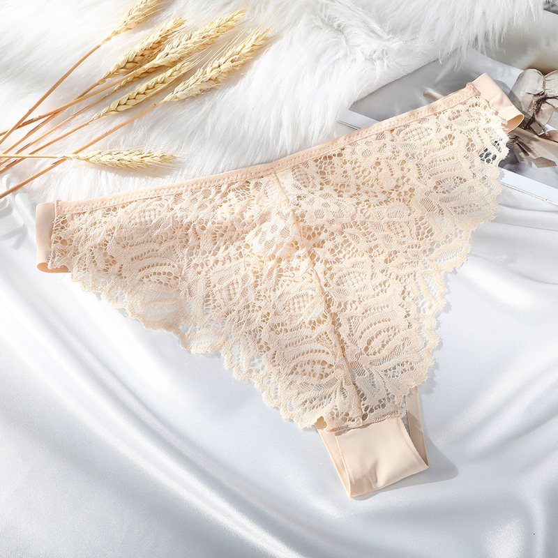 Quần Lót Levao Kiểu Quần Bản Rộng Lưng Thấp Lụa Băng Phối Ren Gợi Cảm Dành Cho Bạn Nữ